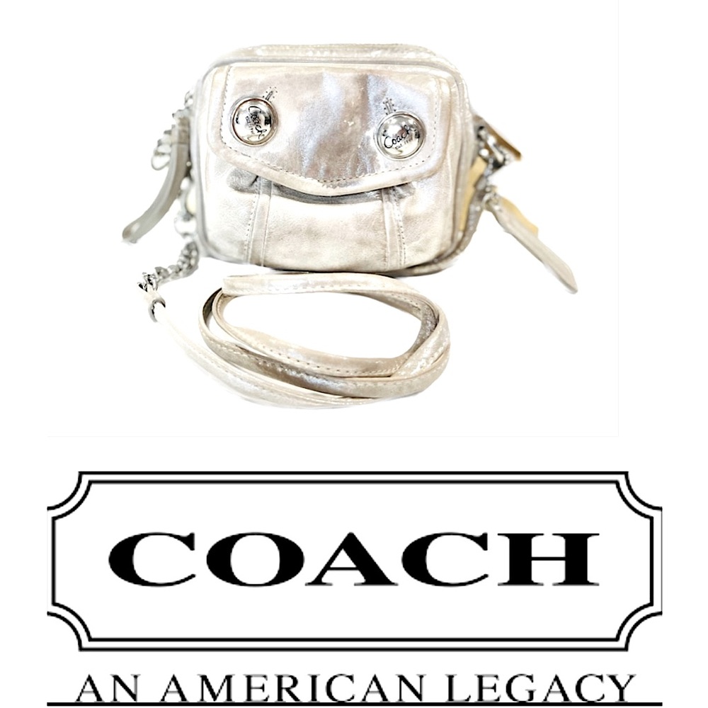 Coach Vintage Limited Edition Metallic Poppy Crossbody, No. M1069-16924.